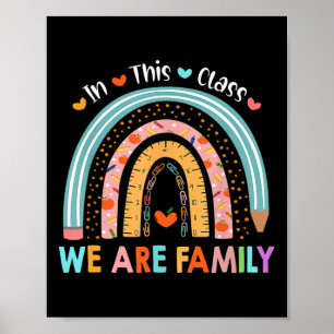 I detta CL är vi Familj Student Back to school Poster