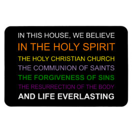 I detta hus tror vi magnet