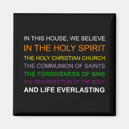 I detta hus tror vi magnet