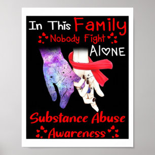 I detta sammanhang bekämpar ingen Ensam Autism Awa Poster