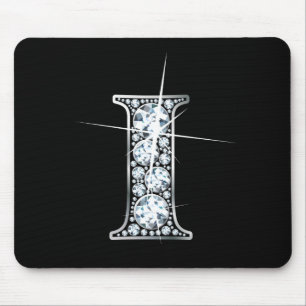 "I" Diamond Bling Mousepad Musmatta