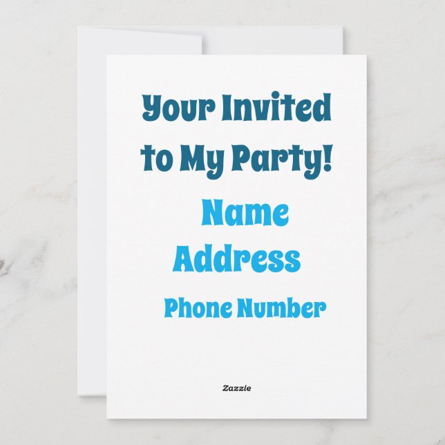 I Did it!, Graduate 2026 Inbjudningar (Baksida)