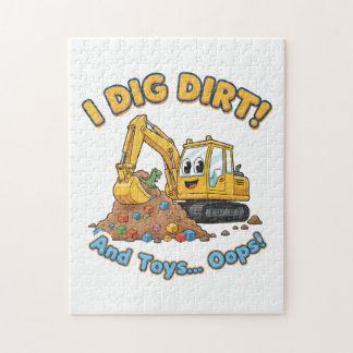 I Dig Dirt! And Toys... Oops! Pussel