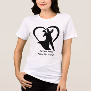 I din Arm hittar jag min värld Freefit Romantic T Shirt