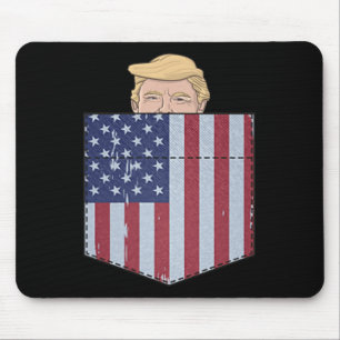 I din Bag-nolla Trump 2024 Peeking Pocket Musmatta