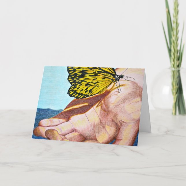 I din händer tack kort (Framsida)