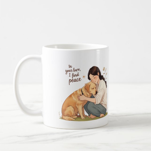 I Din Kärlek Finner Jag Fred Kaffemugg (Vänster)