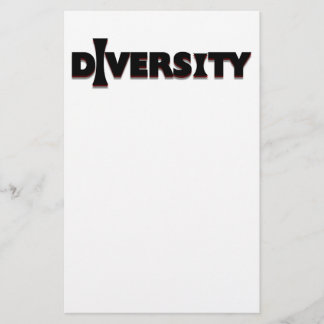 I Diversity Stationery Brevpapper