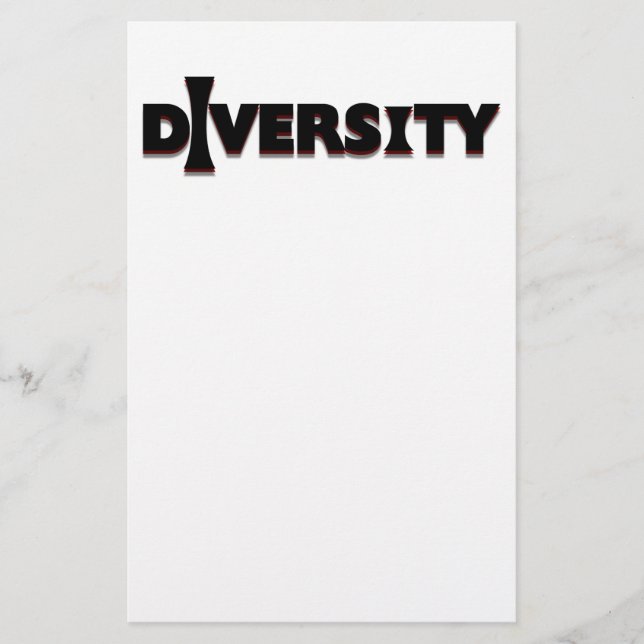 I Diversity Stationery Brevpapper (Framsida)