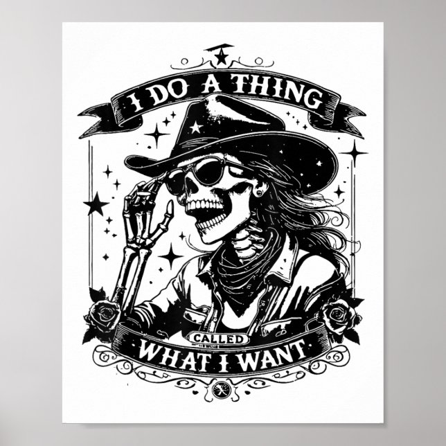 I Do A Thing Called What I Want  Poster (Framsidan)