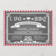 I Do BBQ-Förlovningsfest