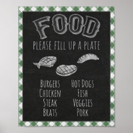 I Do BBQ Party Food Pub, BBQ Pub & Grill Sign Poster