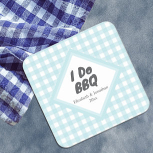 I Do BBQ Underlägg Papper Kvadrat