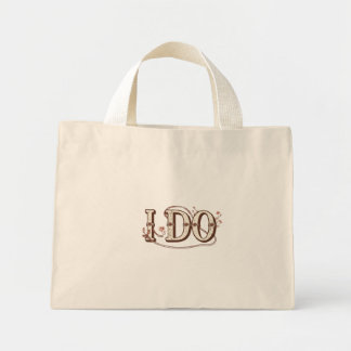 I Do Bride Tote Bag Mini Tygkasse