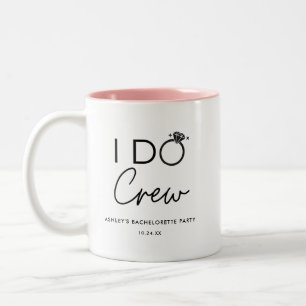 I Do Crew Bröllopsfest Brudtärna Sällskap Presente Två-Tonad Mugg