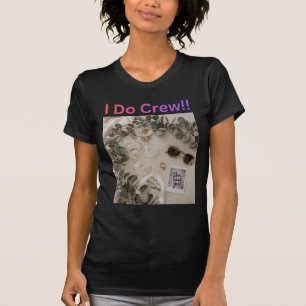 I Do Crew Brudtärna Bröllop Brud Parti T Shirt