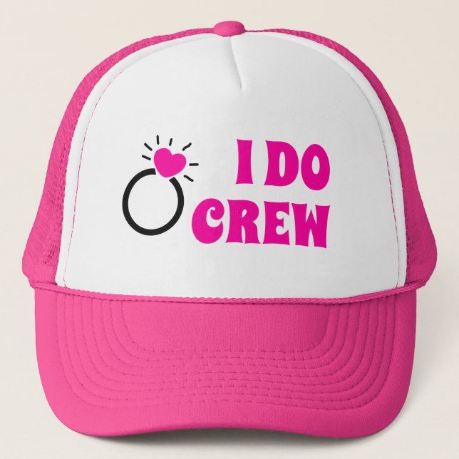I Do Crew | She Do Crew Sängvät Brud Gottköp  Keps (Framsida)