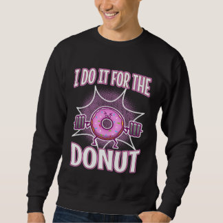 I do it for the Donuts  2 Lång Ärmad Tröja
