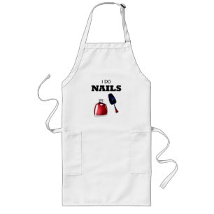 I Do Nagel (Nail Technician) Långt Förkläde