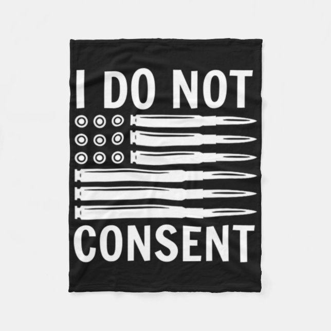 I Do Not Consent Republican Conservative Comply Fr Fleecefilt (Framsidan)