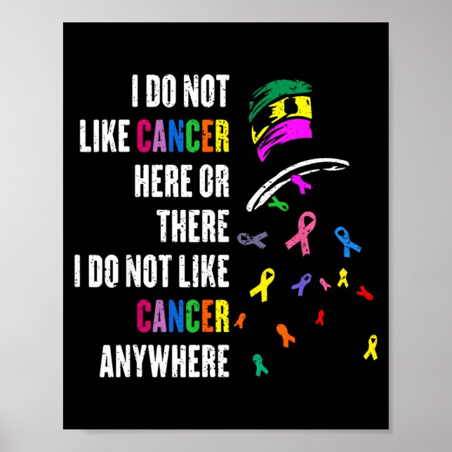 I Do Not Like Cancer There Outfits Uni-adults Canc Poster (Framsidan)