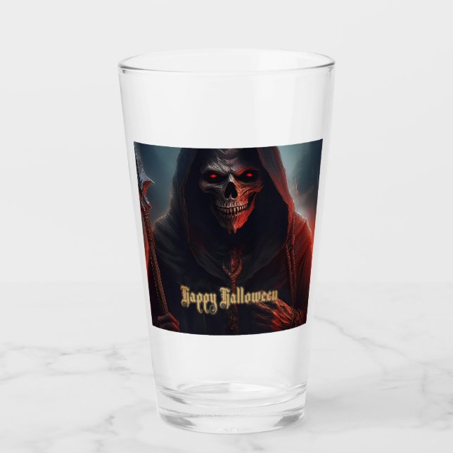 I Dödsängeln skugga - Halloween Glaskopp (Framsida)