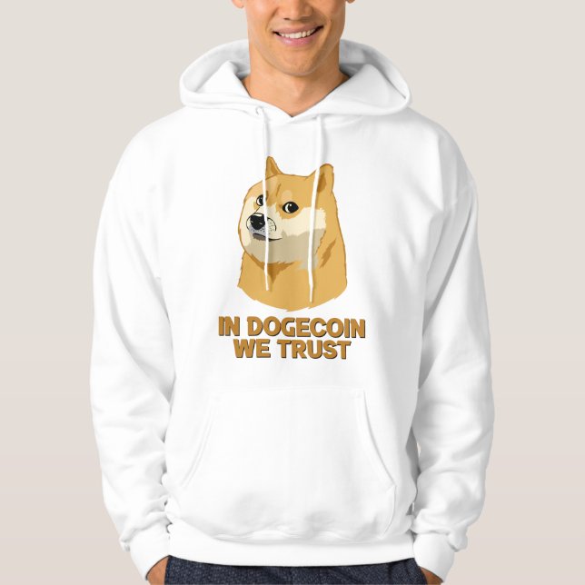 I Dogecoin har vi förtroende för funktionen Crypto Hoodie (Framsida)
