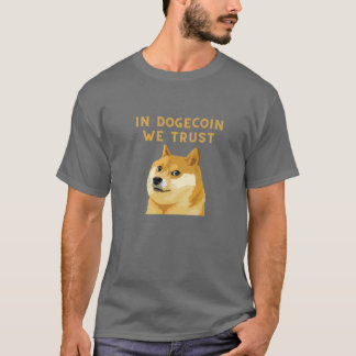 I Dogecoin litar vi på kryptovaluta T Shirt