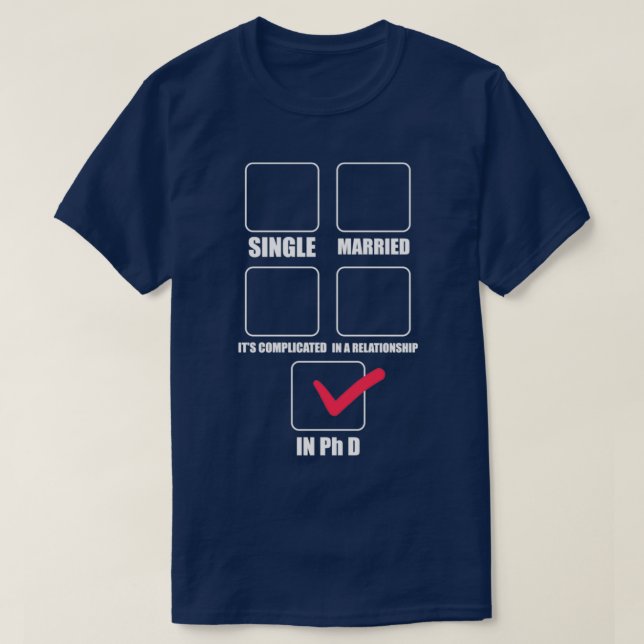 I doktorandexamen i Student,, gift 1 T Shirt (Design framsida)