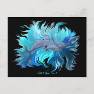 I Dolphin School Vykort