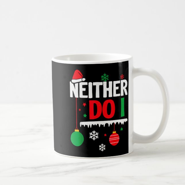I Don't Do Matching Christmas Pajamas Funny Family Kaffemugg (Höger)