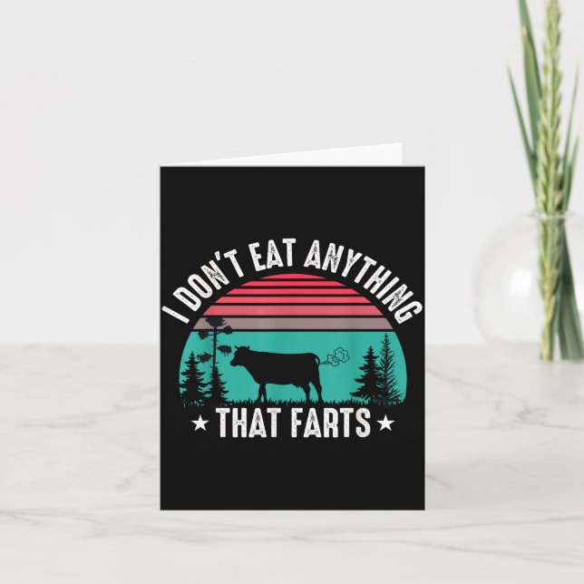 I Don't Eat Anything That Farts  Kort (Framsida)