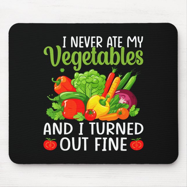 I Don't Eat Anything Vegetables Funny Vegetarian S Musmatta (Framsidan)