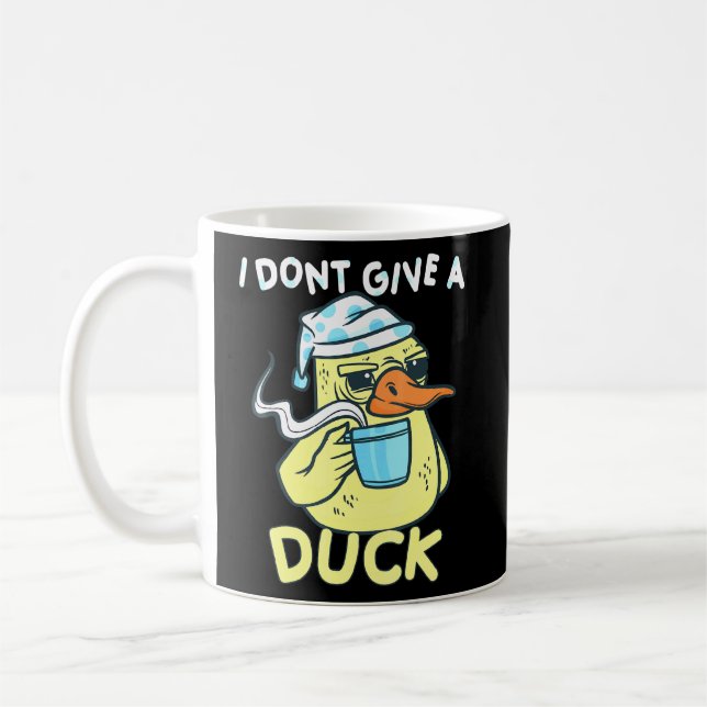 I Dont Ge A Anka-kaffe Anka Kaffemugg (Vänster)
