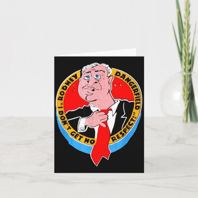 I Don't Get No Respect Dangerfield Uni-adults Blac Kort (Framsida)