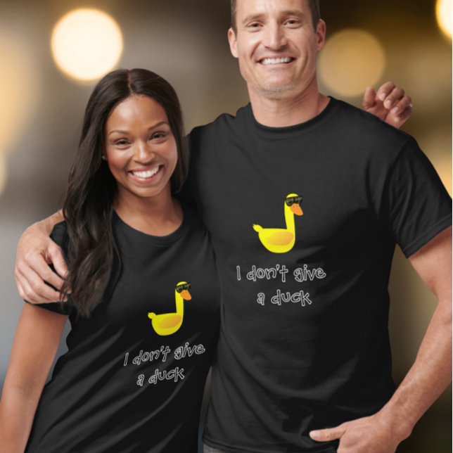 I don't give a Duck Humor T Shirt (Skapare uppladdad)