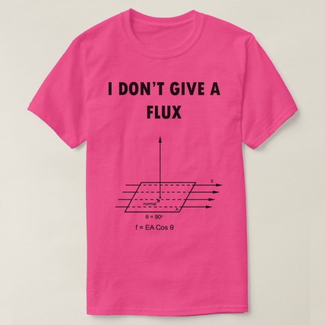 I dont give a flux  t shirt (Design framsida)