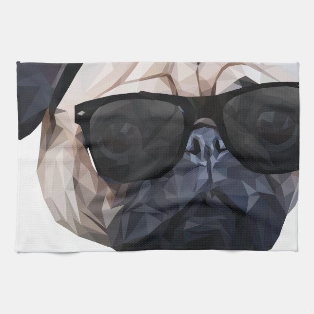 I Don't Give a Pug Kökshandduk (Horisontell)