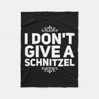 I Don't Give A Schnitzel Shirt Funny German Tee  Fleecefilt