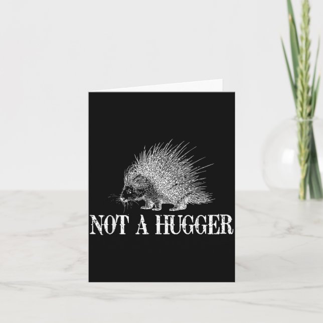 I Don't Hug Apparel Funny Introvert Rcune Tee - Un Kort (Framsida)