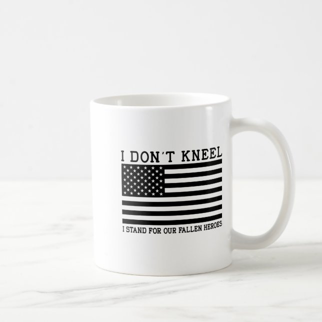 I Dont Kneel  Kaffemugg (Höger)