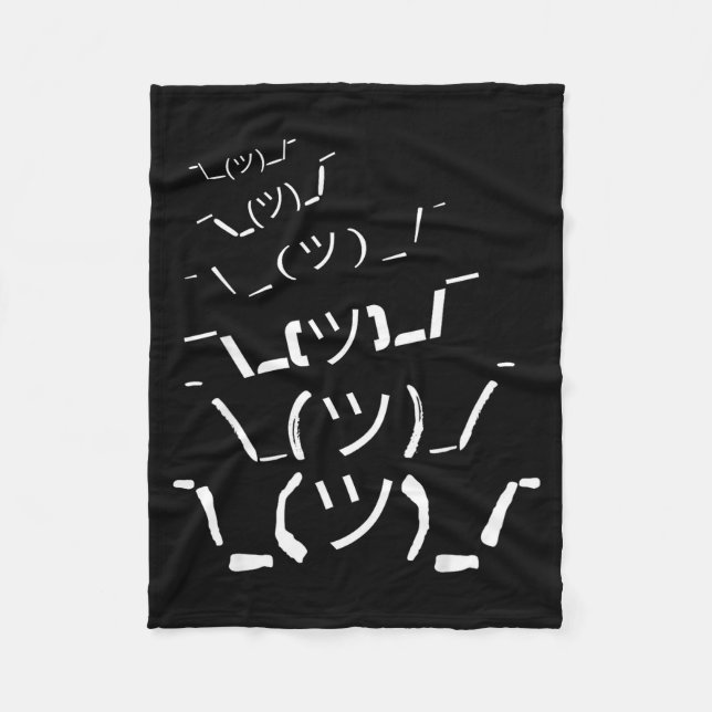 I Don't Know Idk  Fleecefilt (Framsidan)