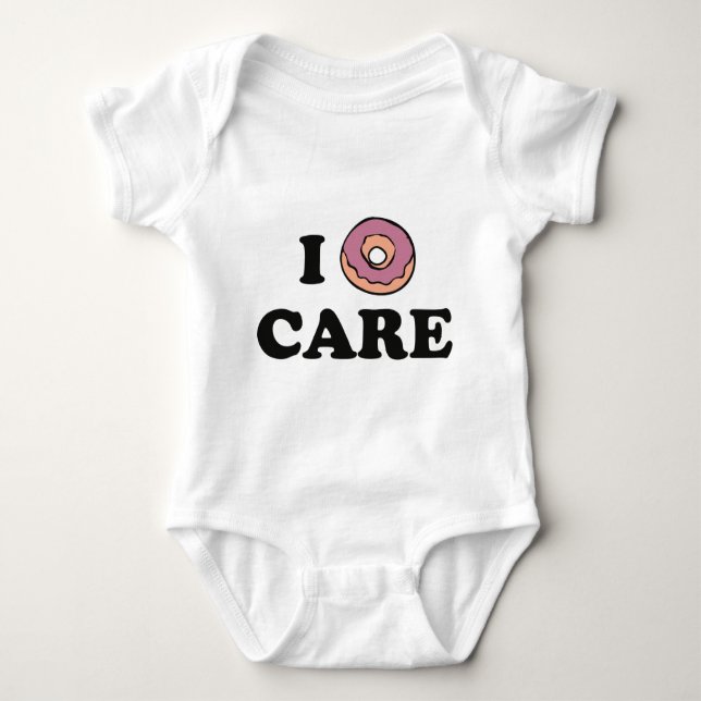 I Donut Care T Shirt (Framsida)