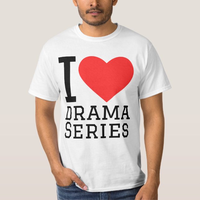 I dramaserier i kärlek t shirt (Framsida)
