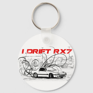I Drift RX7 Nyckelring