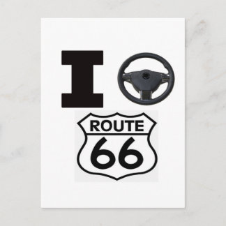 I Drive Route 66 Vykort