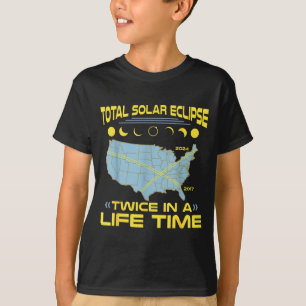 I dubbellivstid Solförmörkelse Total T Shirt