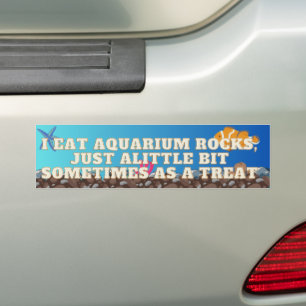 I Eat Aquarium Sten, stötfångare Bildekal