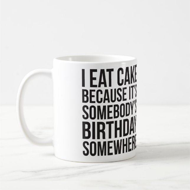 I Eat Cake Kaffemugg (Vänster)