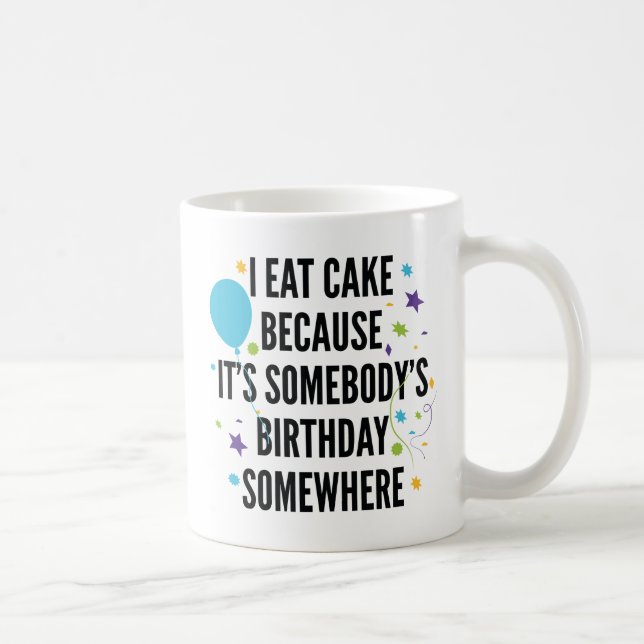 I Eat Cake Kaffemugg (Höger)